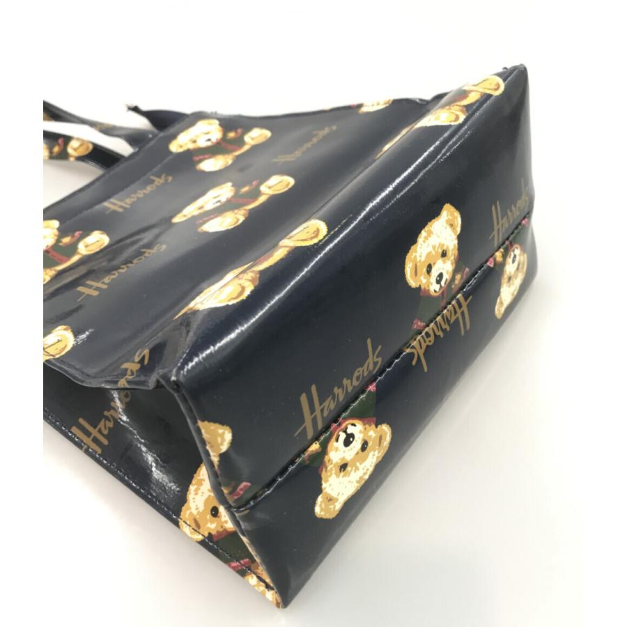 ハロッズ ベア柄エナメルトートバッグ レディース Harrods 中古