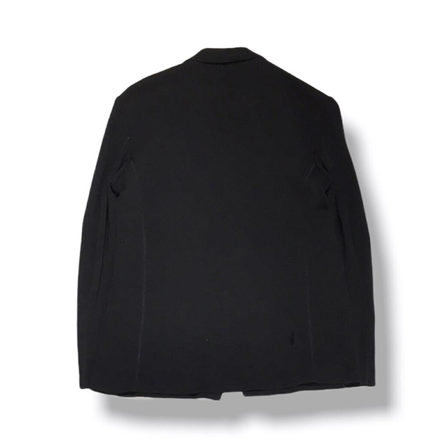 イッセイミヤケ メン ニットテーラードジャケット 黒 メンズ SIZE S