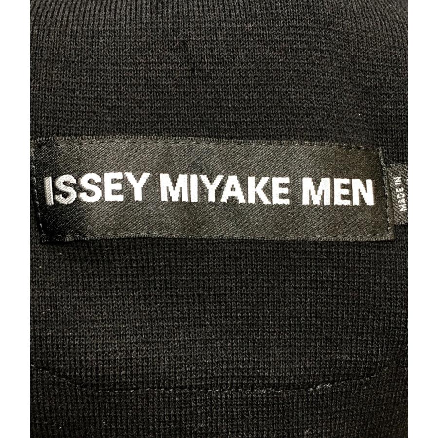 イッセイミヤケ メン ニットテーラードジャケット 黒 メンズ SIZE S