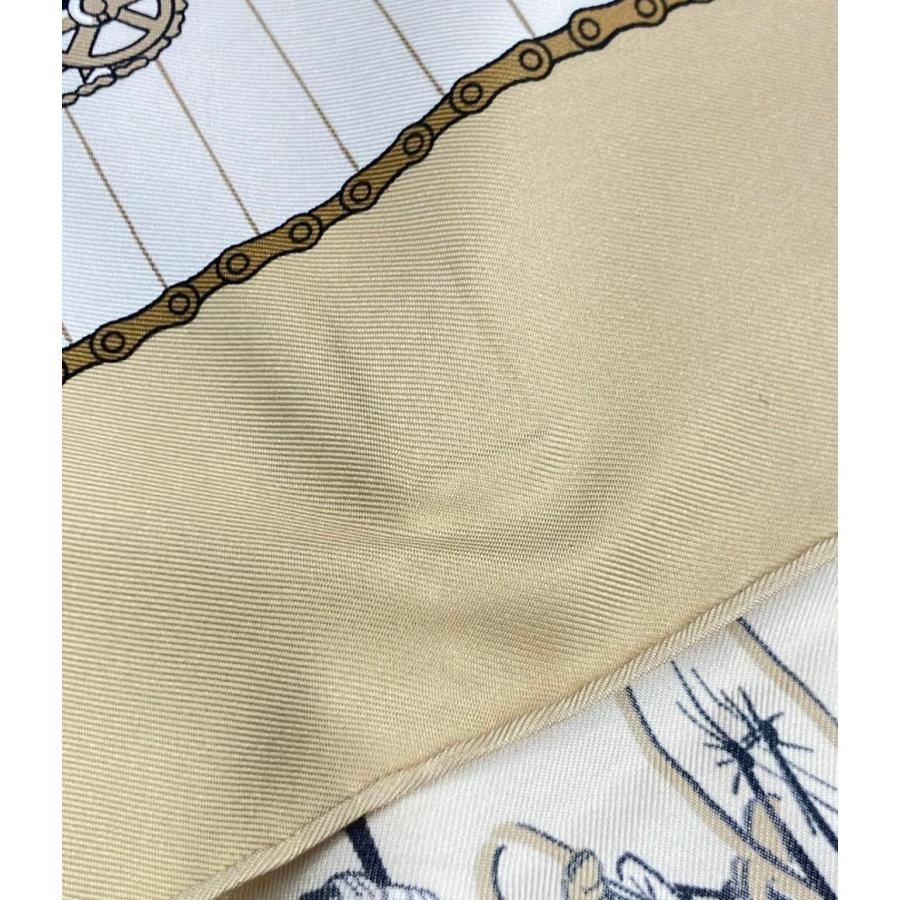 エルメス スカーフ シルク100% カレ90 LES BECANES レディース HERMES