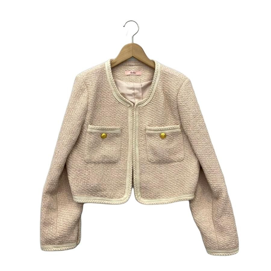 美品 フレリール ツイードジャケット レディース Flelile 中古 : rc  