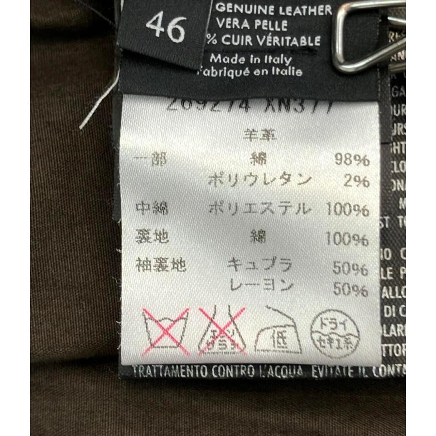 グッチ ライダースジャケット レザー 羊革 ダブルジップ 269274 XN377