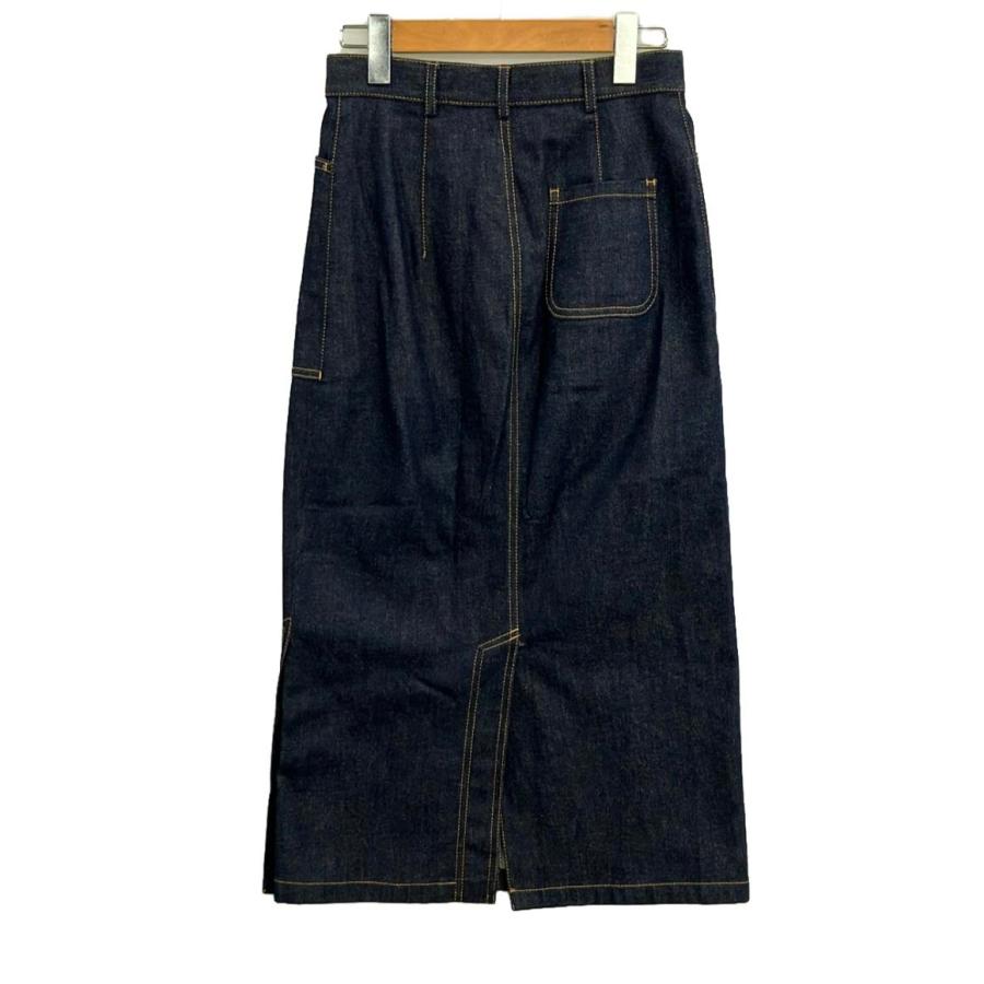 美品 ジルサンダーネイビー デニムスカート レディース SIZE 34 美品 ジルサンダーネイビー デニムスカート レディース SIZE 34