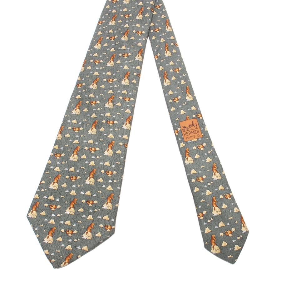美品 HERMES エルメス ネクタイ シルク100％ メンズ AM8337 美品 エルメス ネクタイ メンズ 美品 HERMES エルメス ネクタイ シルク