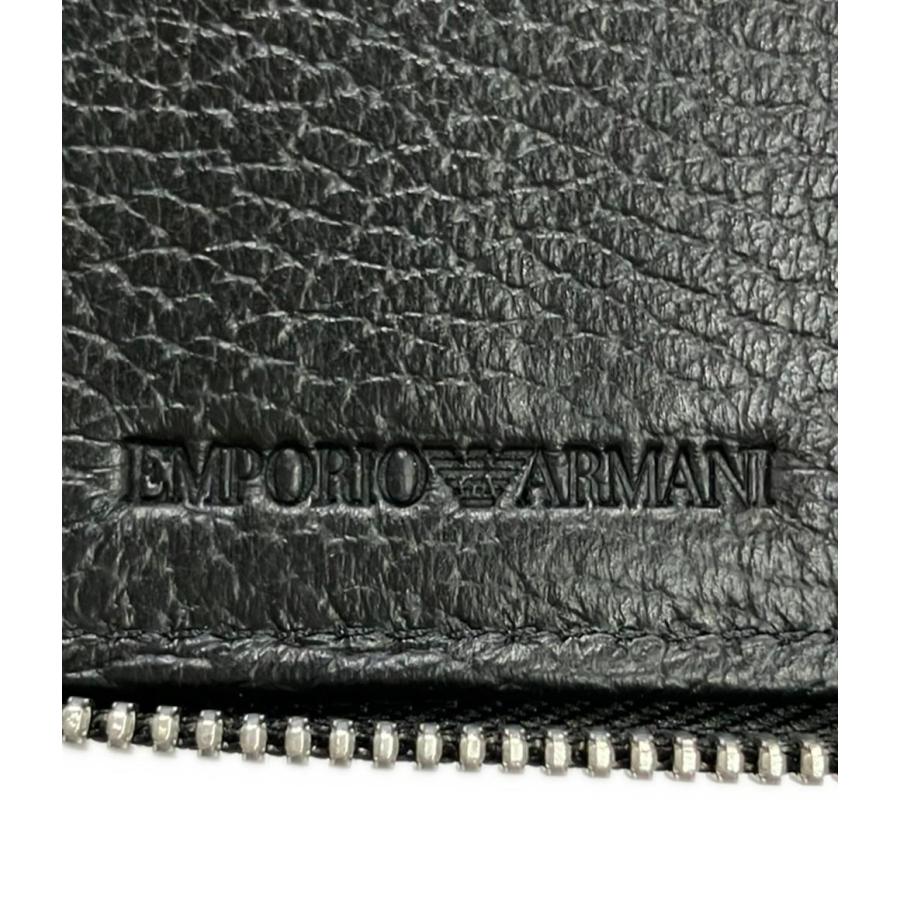 エンポリオ・アルマーニ ラウンドファスナー二つ折り長財布
