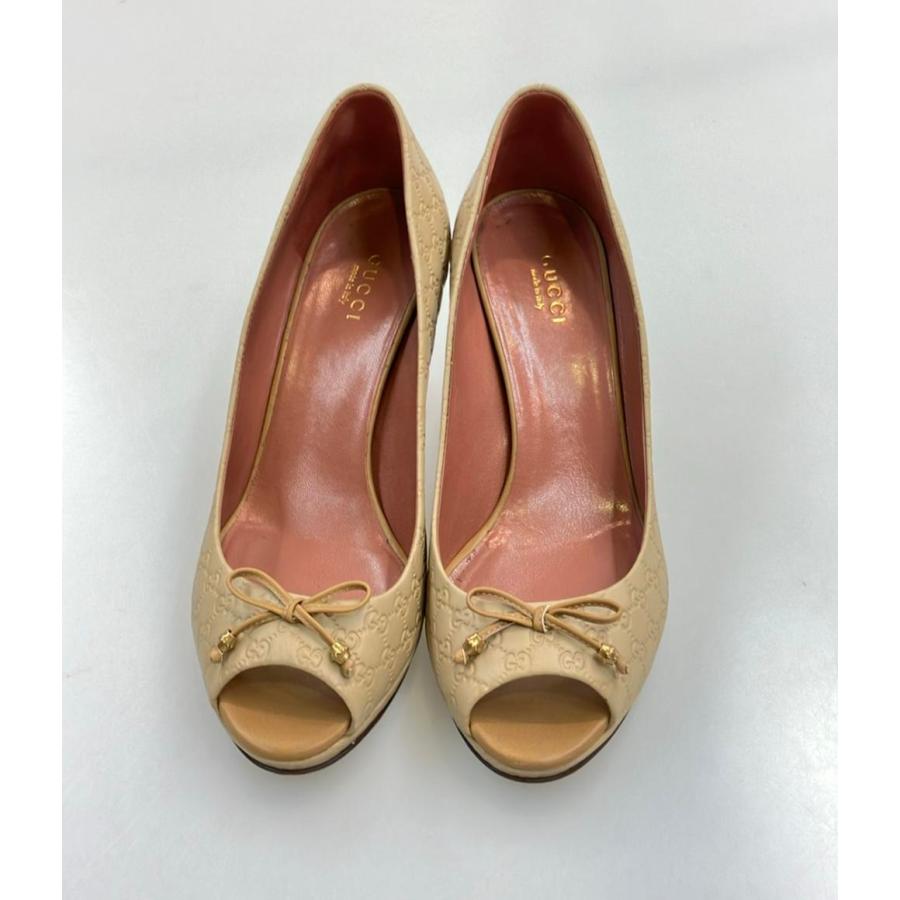 グッチ オープントゥパンプス GG柄 レディース SIZE 35 1/2 (S) GUCCI 