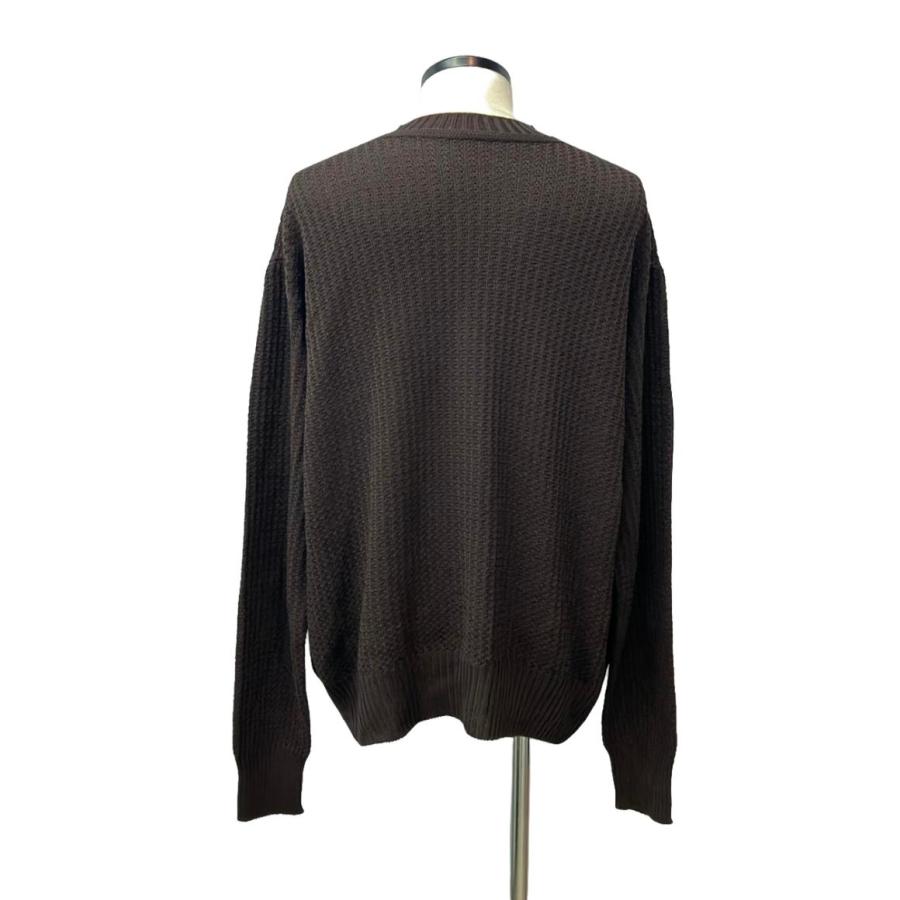 オムプリッセ イッセイミヤケ モックネック 長袖 ブラウン 3