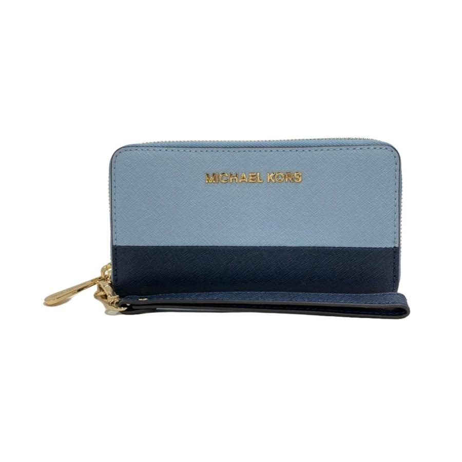 美品 マイケルコース ラウンドファスナー長財布 レディース Michael 