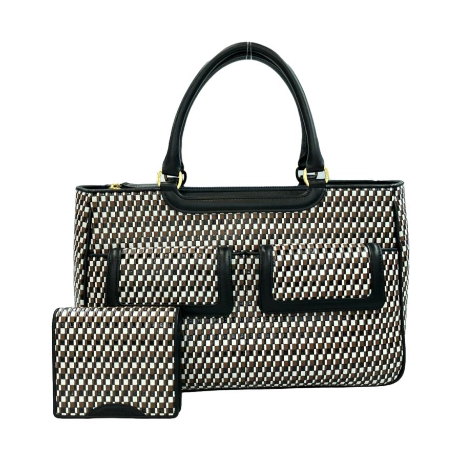 印傳屋 鹿革漆ハンドバッグ レディース INDENYA 中古 : Rehello by  