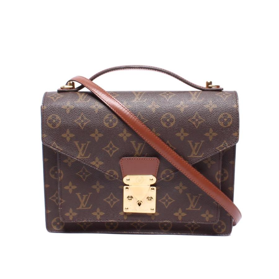 ルイ ヴィトン モノグラム モンソー ハンドバッグ ショルダーバッグ 2WAY LOUIS VUITTON ルイ・ヴィトン モンソー26 モノグラム 2WAY
