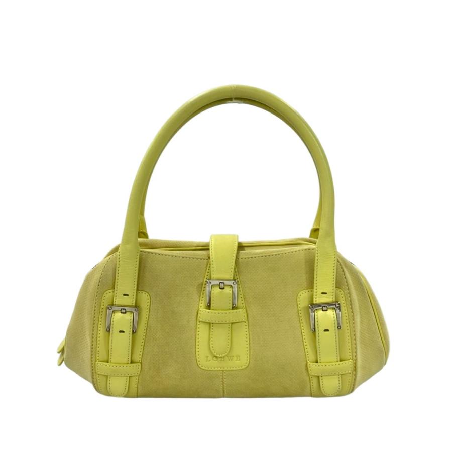 ロエベ スエードハンドバッグ ミニショルダーバッグ 肩掛け レディース  