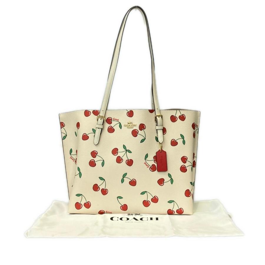 美品 コーチ トートバッグ チェリー柄 CE627 レディース COACH 中古 