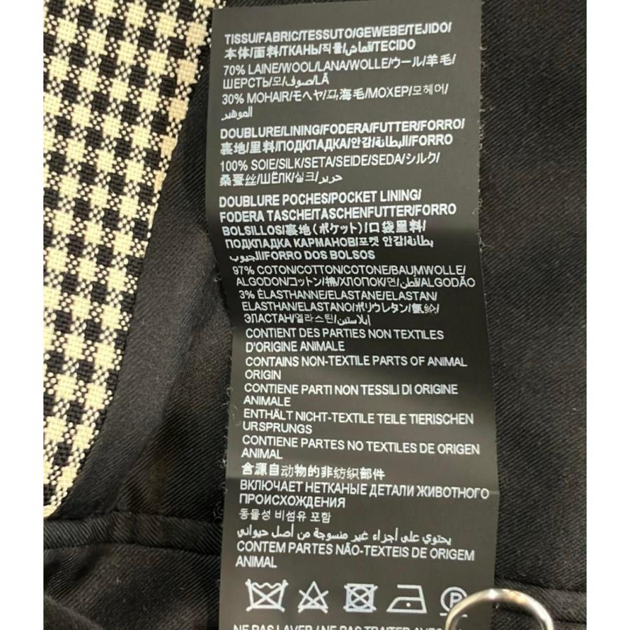 サンローラン テーラードジャケット TAILORED JACKET 千鳥格子柄 1B