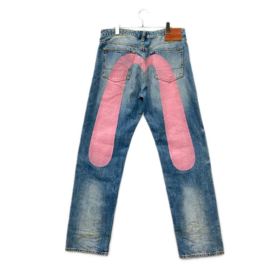 エヴィス ダイコックプリント バギーフィットジーンズ SIZE 33×34