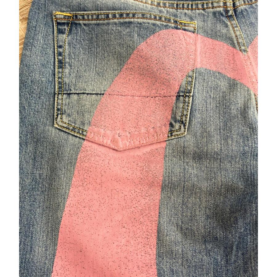 エヴィス ダイコックプリント バギーフィットジーンズ SIZE 33×34
