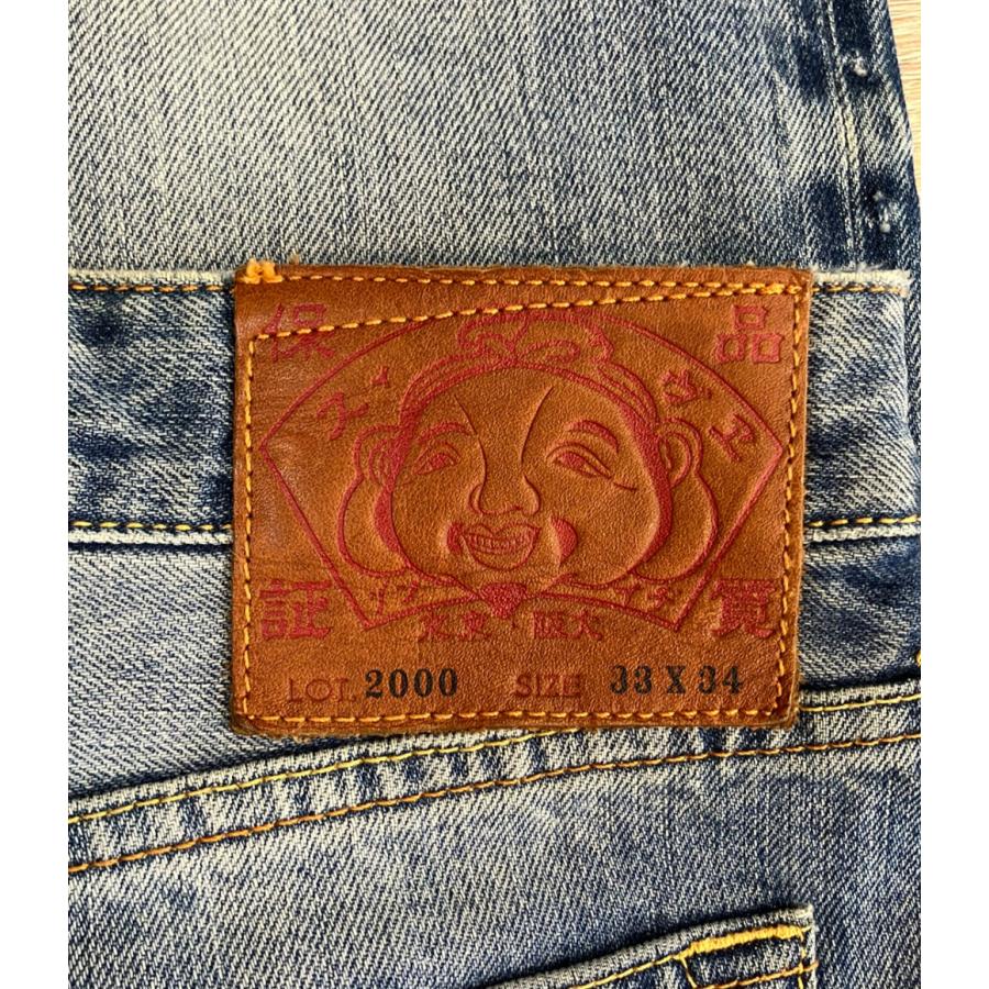 エヴィス ダイコックプリント バギーフィットジーンズ SIZE 33×34
