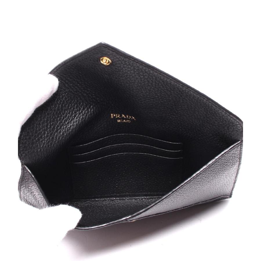 美品 プラダ エンベロープ 長財布 1MF175 レディース PRADA 中古