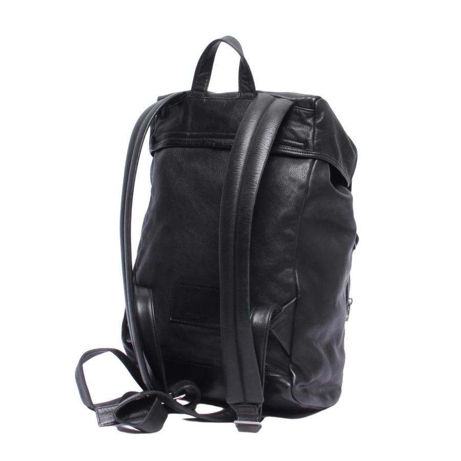SAINT LAURENT PARIS レザー リュック ネイビー ビジネス サンローランパリ リュック メンズ SAINT LAURENT PARIS 中古
