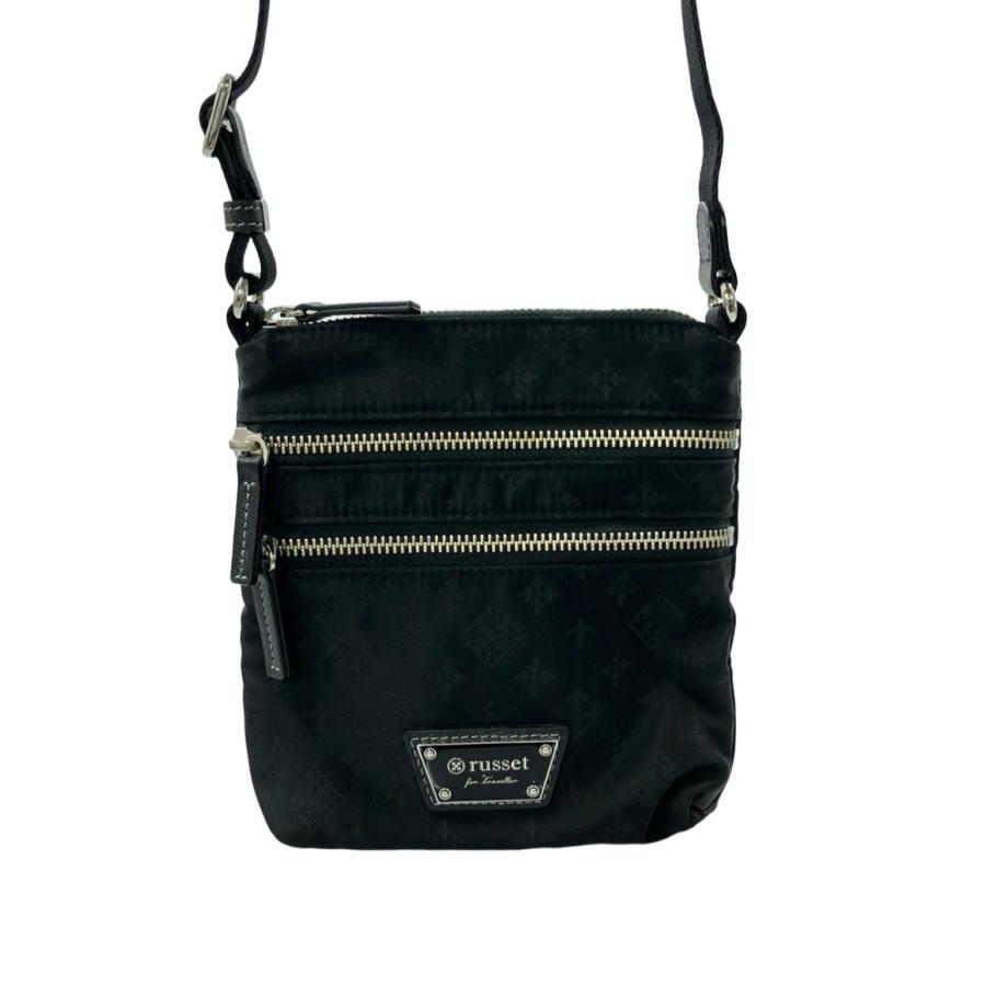 美品 ラシット 総柄 ミニ ショルダーバッグ ナイロン 斜め掛け 人気 肩掛け ラシット モノグラムナイロンミニショルダーバッグ 斜め掛け