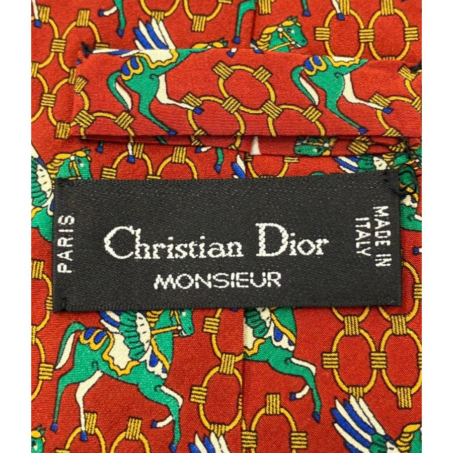 新品未使用 ChristianDior ディオール ネクタイ シルク100％ 美品 クリスチャンディオール ネクタイ シルク100％ メンズ Christian