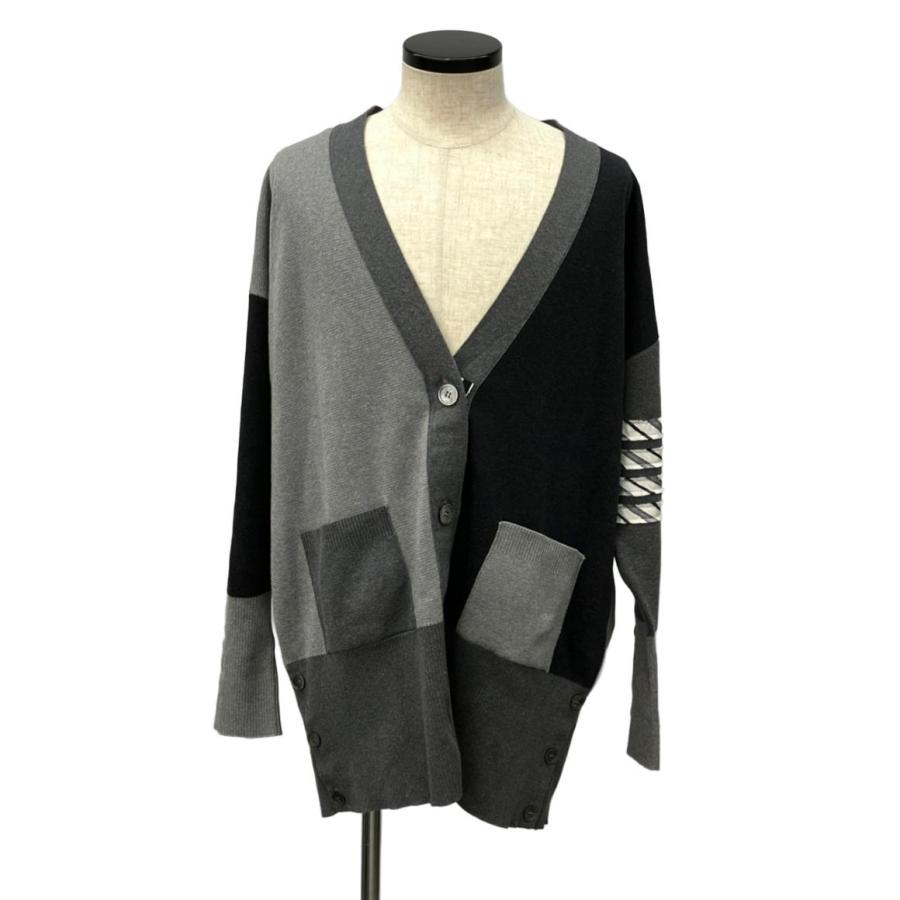 Thom Brown カーディガン　0 極美品 ウールクラシック4BAR Vネックカーディガン | Thom Browne