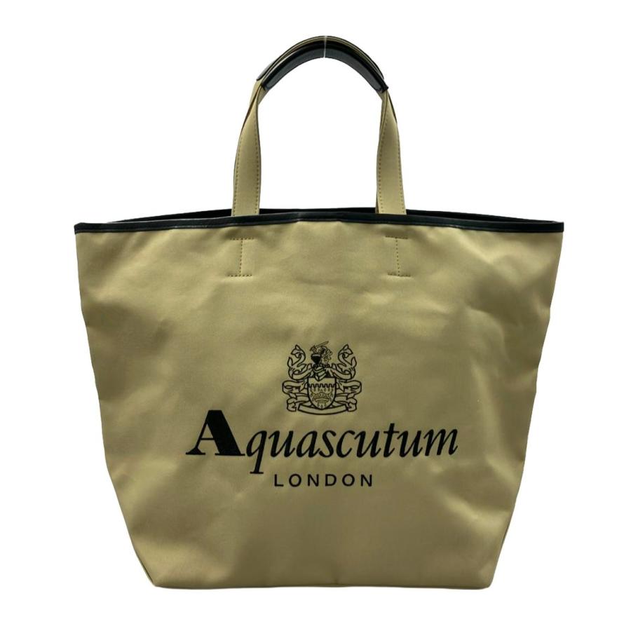 AQUASCUTUM トートバッグ 黒　保冷バック ロゴ刺繍 トートバック中 （その他小物）｜Aquascutum / アクア