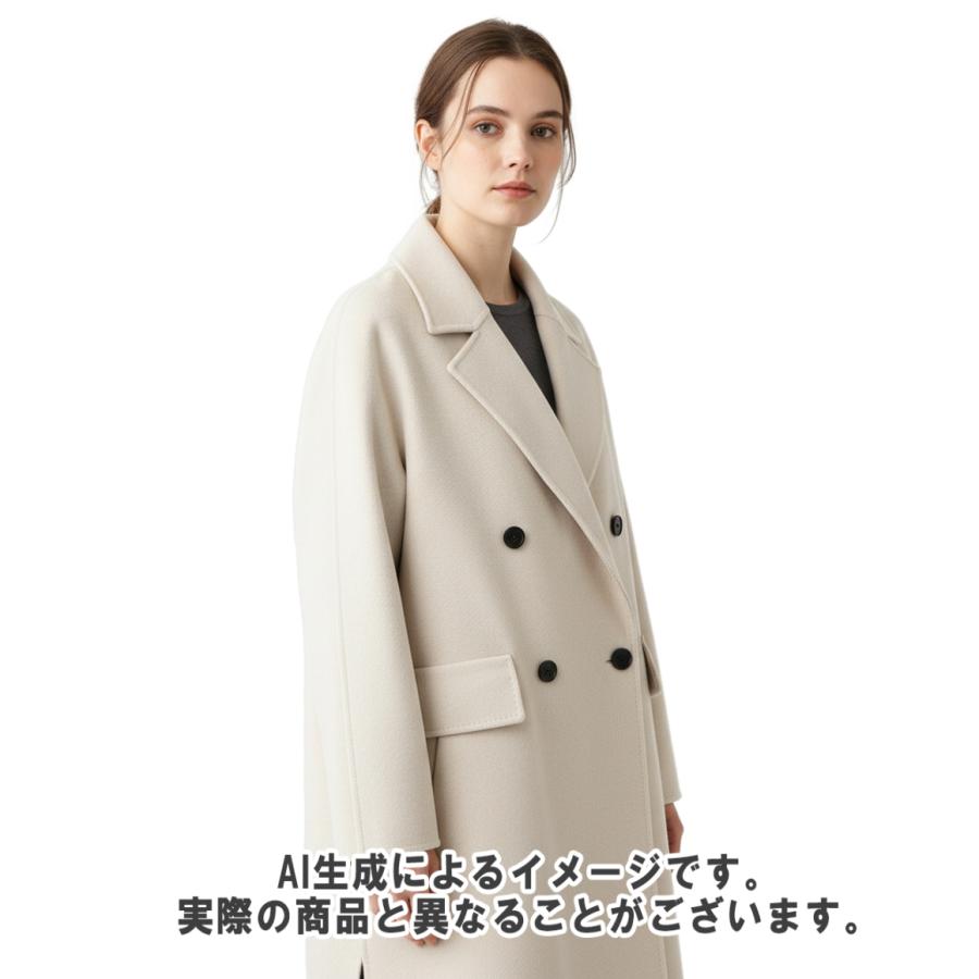 エブール ebure スーパー120'sダブルビーバーショートコート 限定色