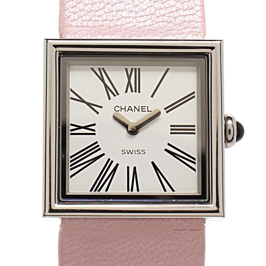 シャネル 腕時計 クオーツ ホワイト H0572 レディース CHANEL 中古  