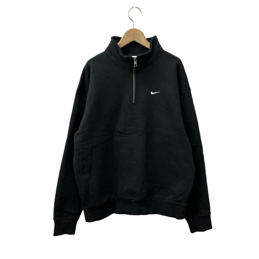 ナイキ 長袖スウェット ハーフジップ 裏起毛 メンズ SIZE M NIKE 中古