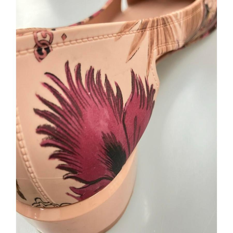 新品　フェラガモ　パンプス　9ハーフ 26.5 バラ柄 サルヴァトーレフェラガモ ラバーパンプス 花柄 ヴァラ