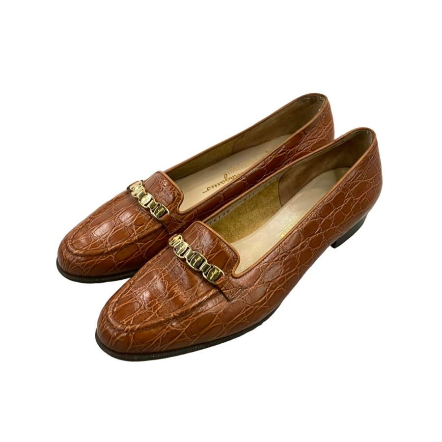 サルヴァトーレフェラガモ ローファー ガンチーニ レディース SIZE 6 1