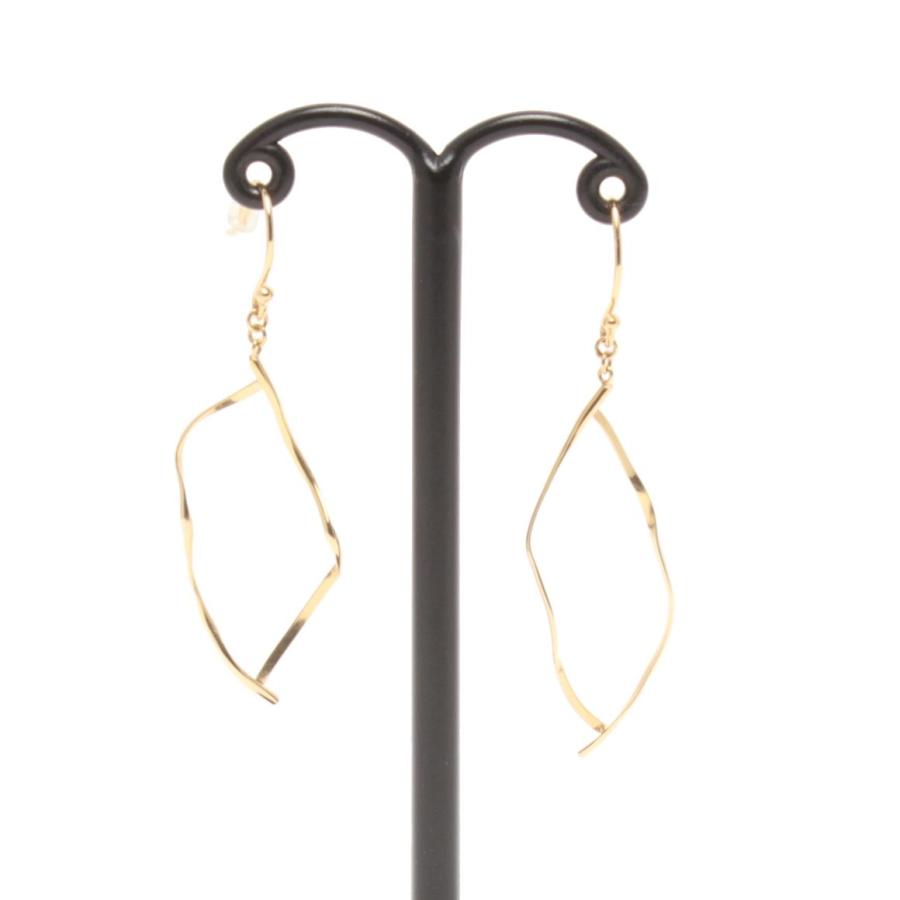 美品 オデュース ヨンドシー ピアス K18 レディース EAU DOUCE 4