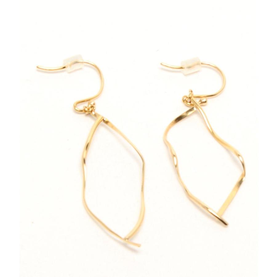 美品 オデュース ヨンドシー ピアス K18 レディース EAU DOUCE 4