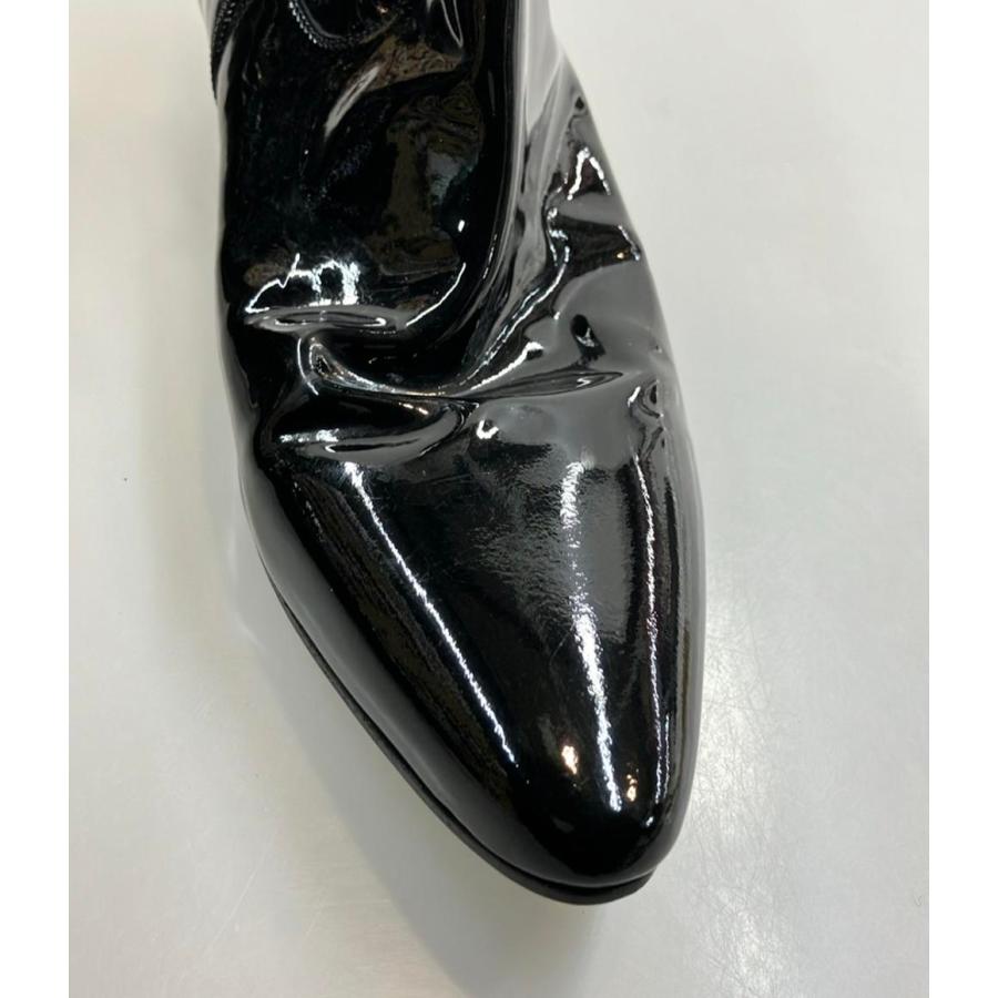 サンローランパリ ショートブーツ パテントレザー メンズ SIZE