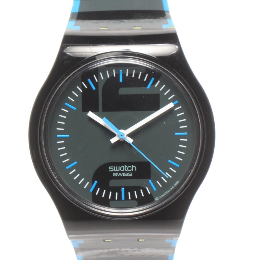 スウォッチ 腕時計 クオーツ ブラック レディース Swatch 中古 