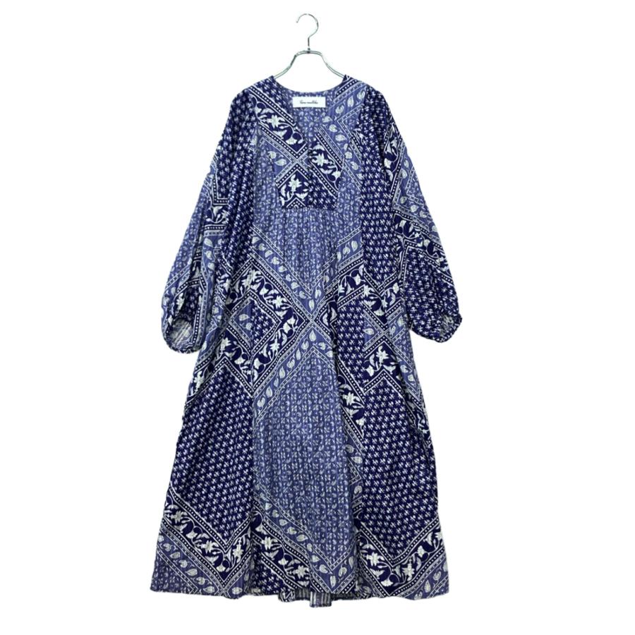 サラマリカ 長袖ワンピース 花柄 レディース SIZE S Sara mallika 中古