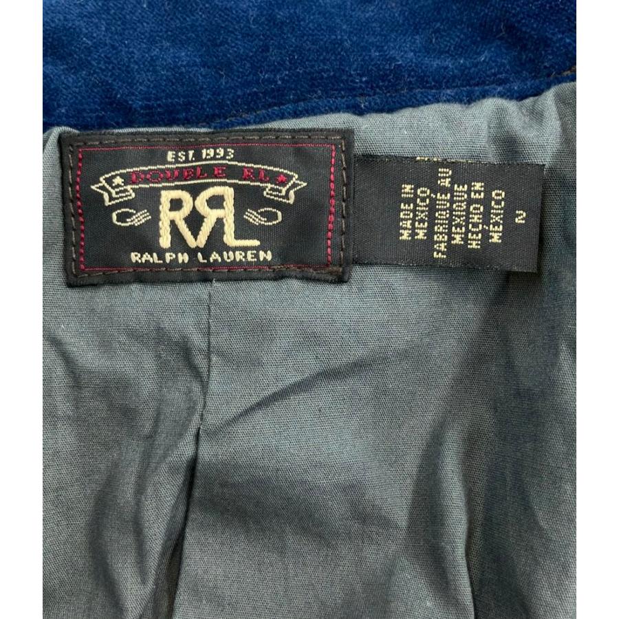 美品 ダブルアールエル デニムジャケット ダブルブレストジャケット