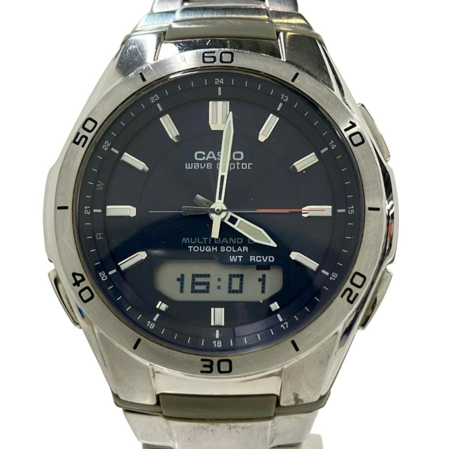 カシオ 腕時計 WAVE ceptor ソーラー ブルー WVA-M640 メンズ CASIO