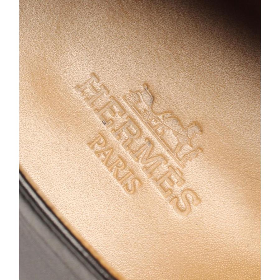 HERMES　ストレートチップ　40サイズ エルメス ストレートチップシューズ レザー メンズ SIZE 40 (M