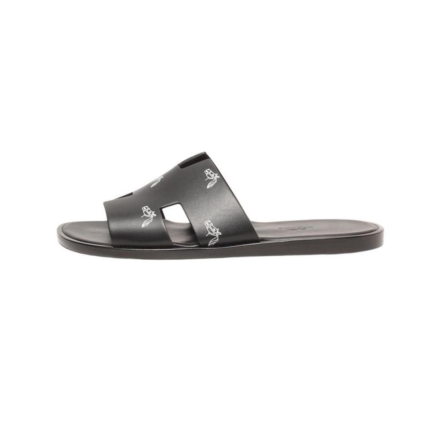 美品 エルメス サンダル イズミール ホース柄 メンズ SIZE 41 HERMES