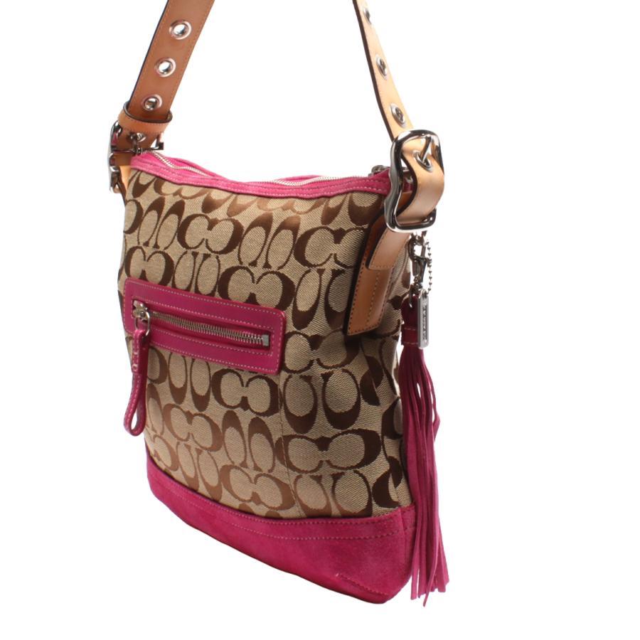 コーチ　シグネチャー　ワンショルダーバッグ コーチ ショルダーバッグ シグネチャー 9362 レディース COACH 中古