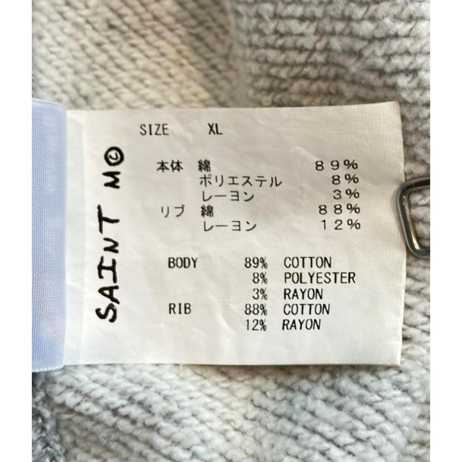 セントマイケル 長袖パーカー スウェット 23AW ロゴ HOODIE ARCH SAINT SM-A23-0000-031 メンズ SIZE XL SAINT MICHAEL 中古の画像