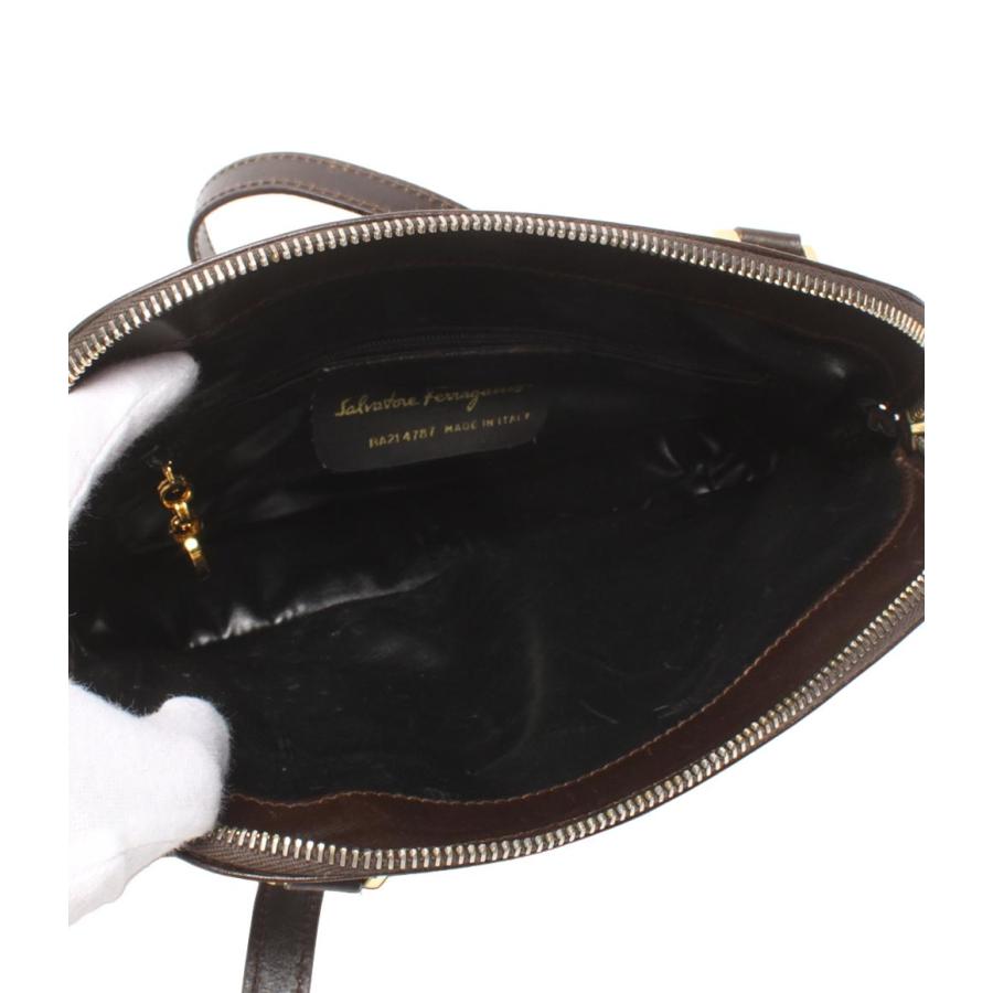 サルヴァトーレフェラガモ キルティングレザーハンドバッグ 美品 サルヴァトーレフェラガモ キルティング ショルダーバッグ 斜め掛け