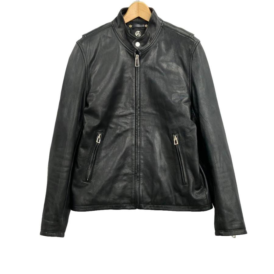 Paul Smith】シングル ライダース 羊革 ラムレザー sizeXL