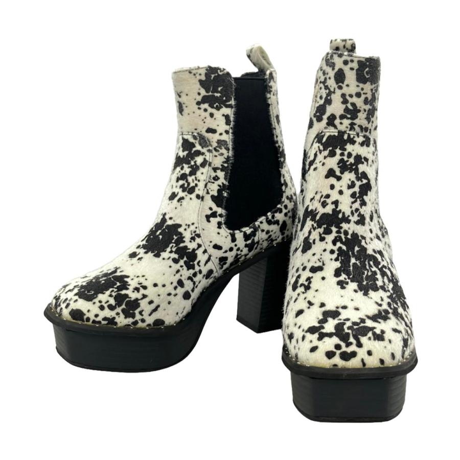 ページボーイ サイドゴアブーツ チャンキーヒール レディース SIZE S