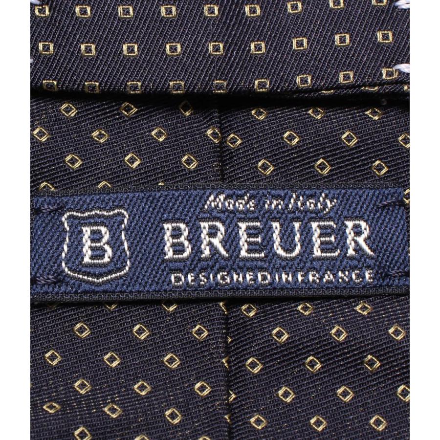 美品 ブリューワー BREUER ネクタイ 美品 ブリューワー ネクタイ シルク100％ メンズ BREUER 中古
