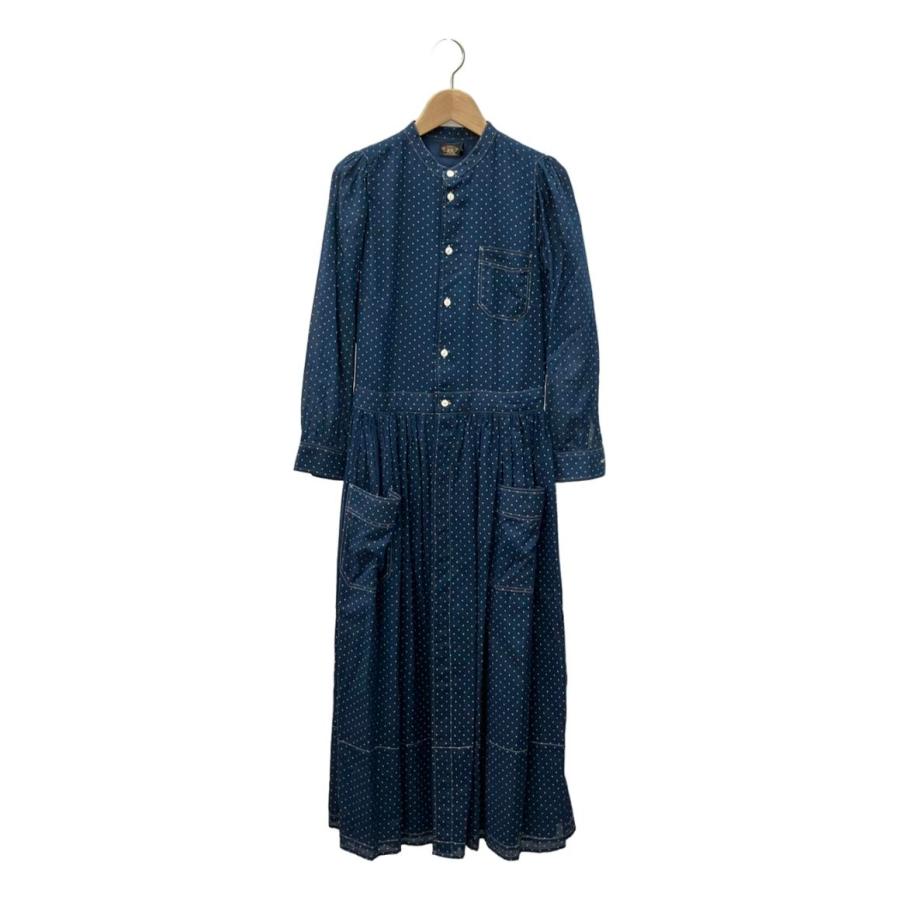 POLO RALPH LAUREN ポロラルフローレン ロングワンピース ドット ラルフローレン 長袖ドット柄ワンピース レディース SIZE 155/80A