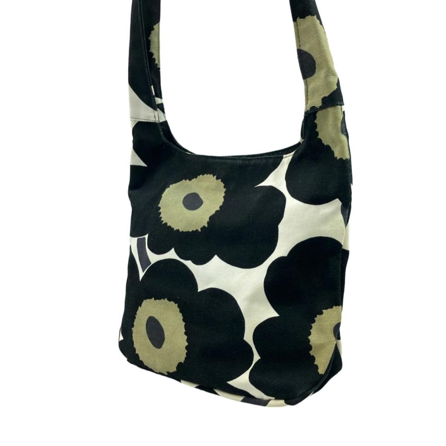 marimekko 花柄ショルダーバッグ マリメッコ 花柄キャンバスワンショルダーバッグ 斜め掛け レディース