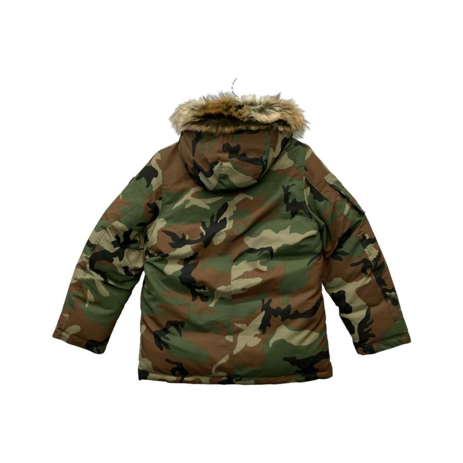 美品 ポロ・ラルフローレン ダウンジャケット 迷彩柄 キッズ SIZE M