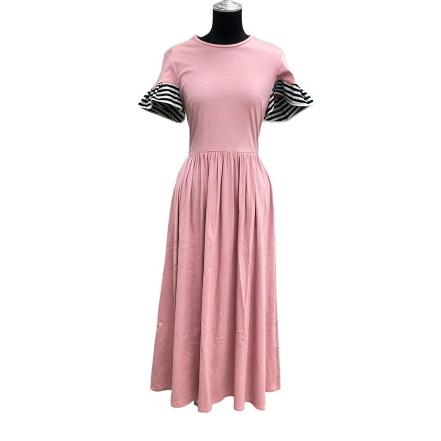 ボーダーズ アット バルコニー 半袖ワンピース BD2111-2K-29